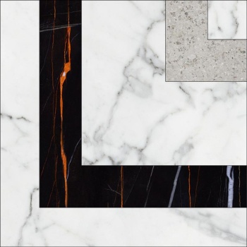 Вставка Marble Trend Carrara 10x10 K-1000/MR/t01-cut/100x100x10